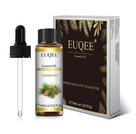 Huile essentiel naturelle saveur cedarwood EUQEE 10 mL