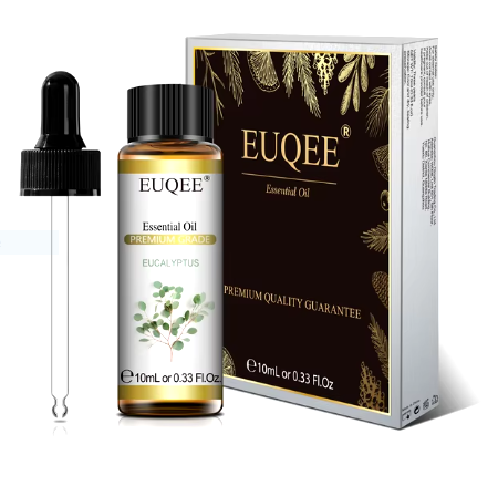 Huile essentiel naturelle saveur eucalyptus EUQEE 10 mL