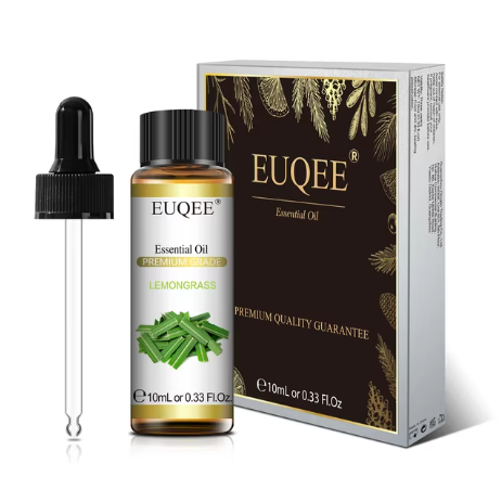 Huile essentiel naturelle saveur lemongrass EUQEE 10 mL