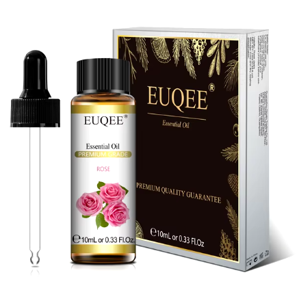 Huile essentiel naturelle saveur rose EUQEE 10 mL